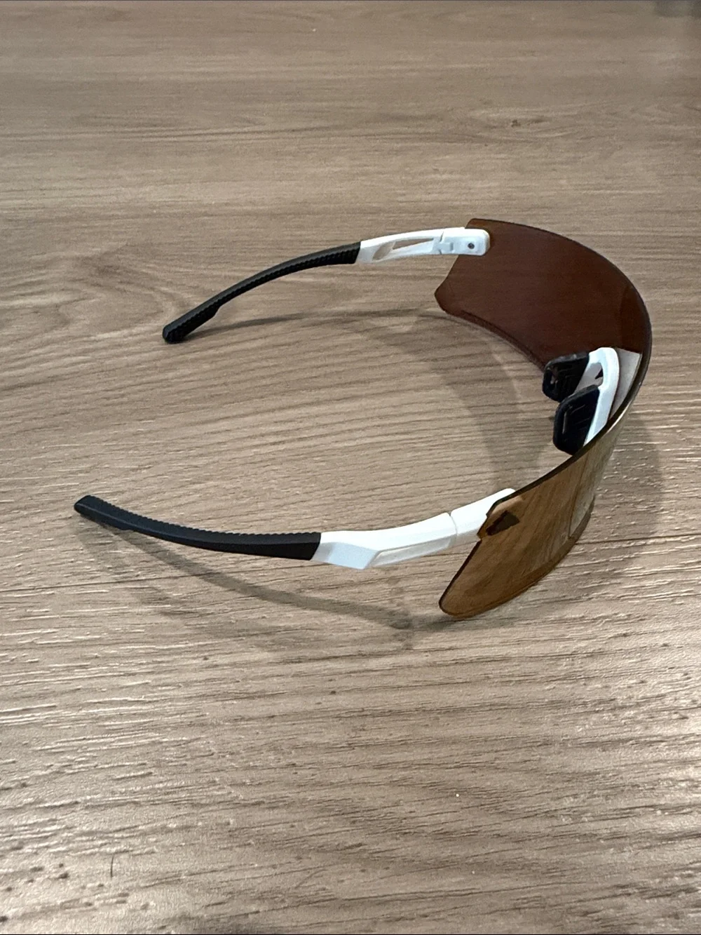 Adidas Sport Dunamis Running Sunglasses SP0090 (White/Gold Mirror)